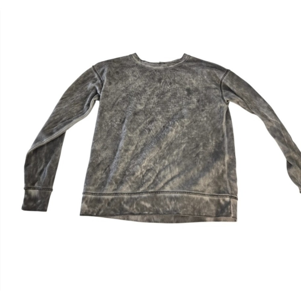 American Eagle Super Soft Gray Crewneck Sweatshirt XS Cozy Fleece Pullover